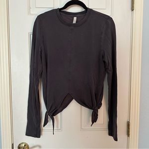 Athleta Side Tie Lightweight Sweater